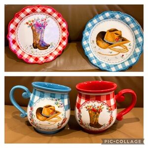 Pioneer Women Plate/Mug Set!  NWOT